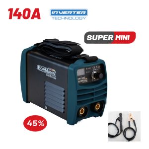 Ηλεκτροκόλληση Inverter 140A με Ψηφιακή Οθόνη & Εξαρτήματα BORMANN BIW1545